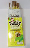 10X25gmGLICO POCKY THAI SNACK BISCUIT STICK COATED CHOCOLATE BANANA FLAVOUR