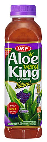 OKF Aloe Vera King Grape Flavour 500 ml (Pack of 20)