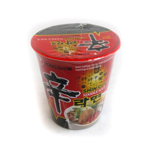Nong Shim Shin Cup Noodle Soup - 12 Cups