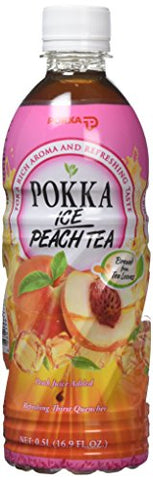 Pokka Peach Green Tea 500 ml (Pack of 6)