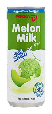 Pokka Melon Milk Drink 240 ml (Pack of 8)