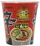 Nong Shim Shin Cup Noodle Soup - 12 Cups