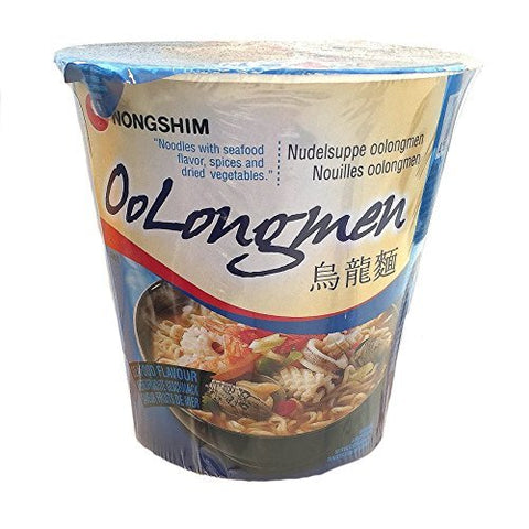 Nong Shim Oolongmen Seafood Flavour Noodle Soup - 12 Cups