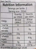 Pokka Peach Green Tea 500 ml (Pack of 6)